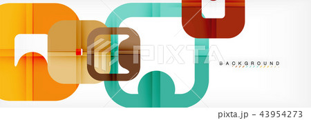 Square geometric background, multicolored template for business or technology presentation or web Square geometric background, multicolored template for business or technology presentation or web 43954273