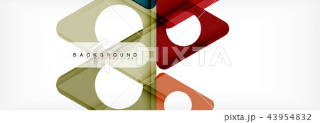 Geometric background, circles and triangles shapes banner. Illustration for business brochure or Geometric background, circles and triangles shapes banner. Illustration for business brochure or 43954832