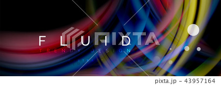 Flowing glowing color motion concept, trendy abstract layout template for business or technology Flowing glowing color motion concept, trendy abstract layout template for business or technology 43957164