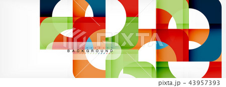 Color square shapes, geometric modern abstract background Color square shapes, geometric modern abstract background 43957393