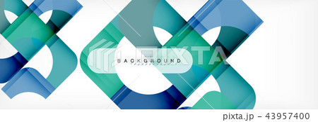 Colorful squares composition abstract banner. Illustration for business brochure or flyer Colorful squares composition abstract banner. Illustration for business brochure or flyer 43957400