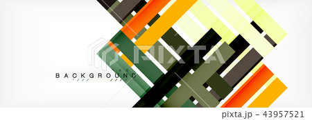 Color stripes and lines, geometric abstract background Color stripes and lines, geometric abstract background 43957521