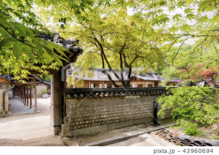 建築 季節 古建築 43960694