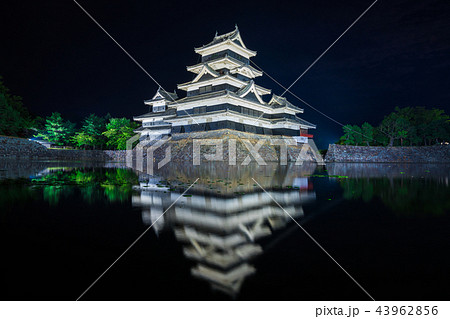 松本城の夜景 松本城の夜景 43962856