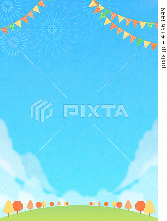 背景素材 野外イベント 秋 43963449