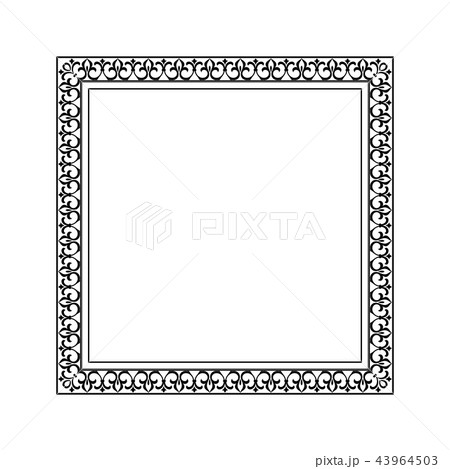 Decorative frame Elegant element for design  43964503