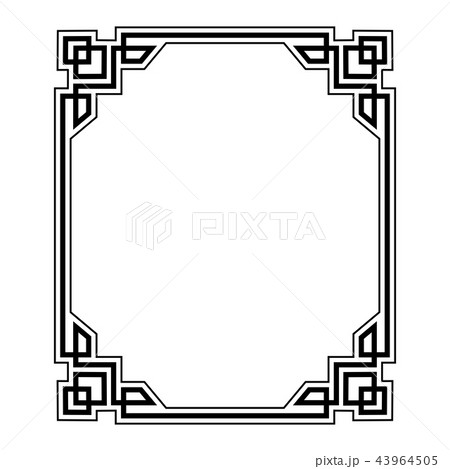 Decorative frame Elegant element for design  43964505