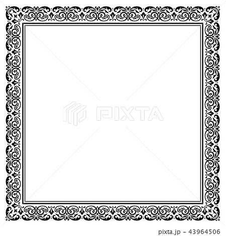 Decorative frame Elegant element for design 43964506
