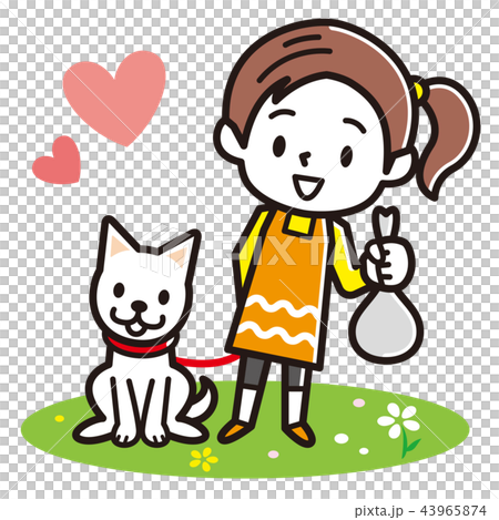 犬のフンの後始末 43965874