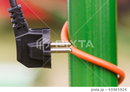 Electric plug of industrial machinery with cable 43965924