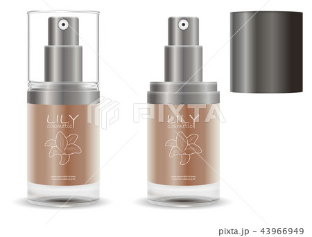 Fasial base dispenser pump spray cosmetic bottle. 43966949