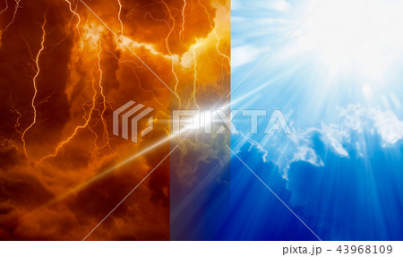 Heaven and hell, good and evil, light and darkness 43968109