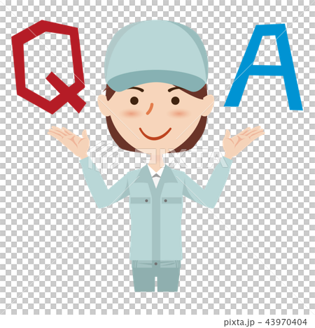 Worker female QA - Stock Illustration [43970404] - PIXTA