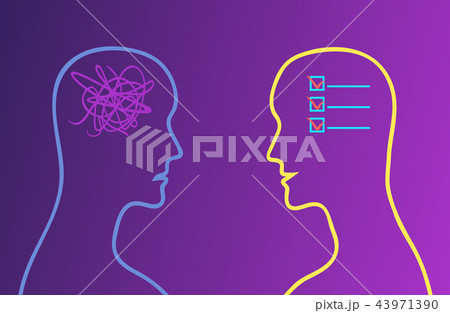 To do list in the head and chaos in the head. To do list in the head and chaos in the head. 43971390