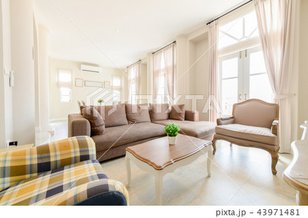 Modern living room with sofa and furniture, Modern living room with sofa and furniture, 43971481