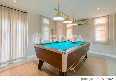 interior of billiards room in home interior of billiards room in home 43971482