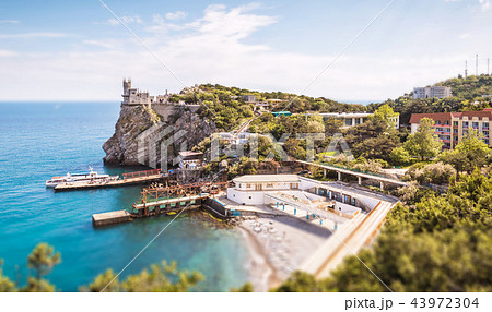 Panorama of the Black Sea coast of Crimea Panorama of the Black Sea coast of Crimea 43972304