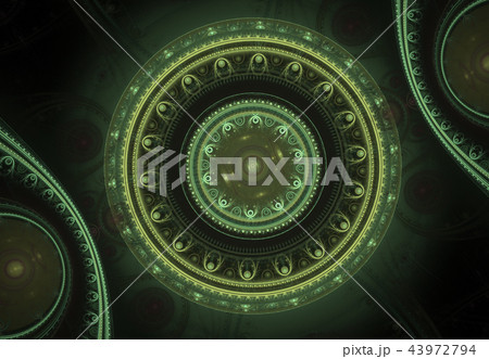Abstract steampunk design, mechanical design 43972794