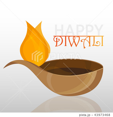 Vector illustration on the theme of the traditional celebration of happy diwali 43973468