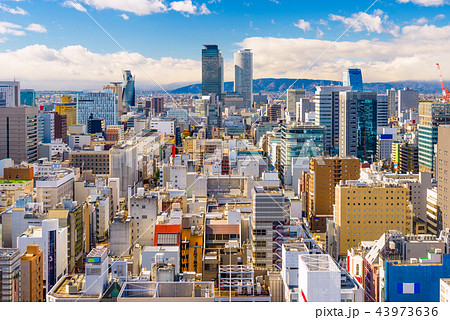 Nagoya, Japan Aerial Cityscape Nagoya, Japan Aerial Cityscape 43973636