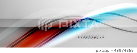 Smooth flowing wave motion concept background Smooth flowing wave motion concept background 43974865