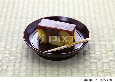 栗蒸し羊羹 43975376