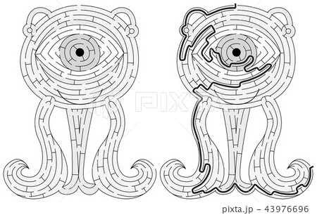 Little monster maze Little monster maze 43976696