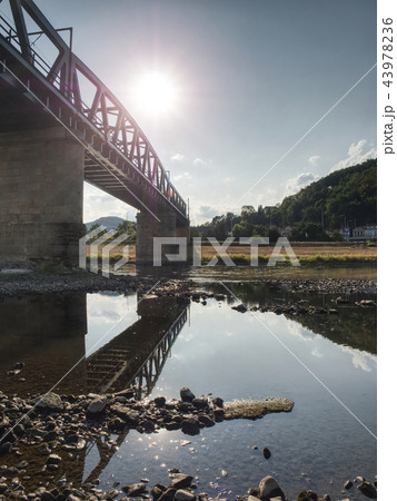 River Elbe (Labe in Czech language) in Decin town River Elbe (Labe in Czech language) in Decin town 43978236