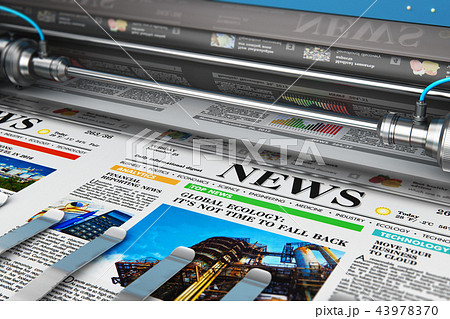 Printing newspapers in typography Printing newspapers in typography 43978370