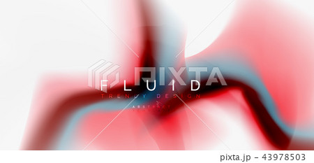 Fluid flowing wave abstract background 43978503