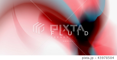 Fluid flowing wave abstract background 43978504