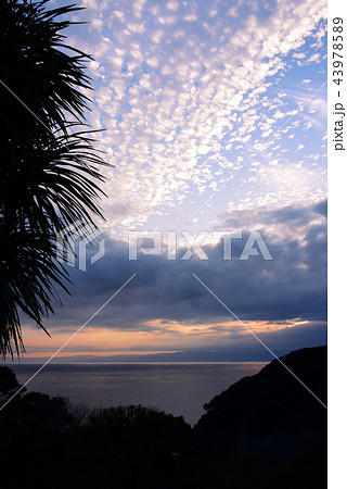 江の島夕景 43978589