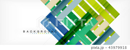 Color stripes and lines, geometric abstract background 43979918