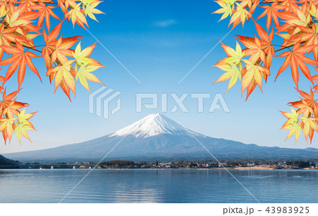 Fuji mountain landsapce. Travel and sightseeing 43983925