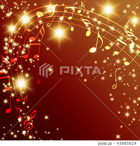 音楽 五線譜 夜空 ト音記号 譜面 音符 ミュージック 音楽 五線譜 夜空 ト音記号 譜面 音符 ミュージック 43985624