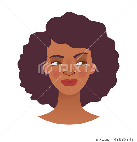 face of African woman face of African woman 43985845