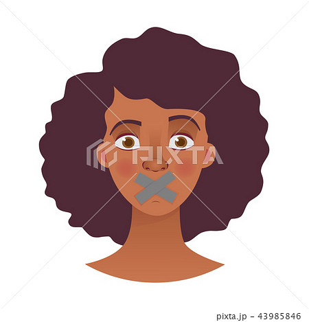 face of African woman face of African woman 43985846