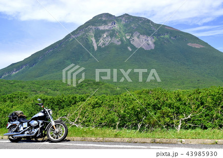 知床　羅臼岳とバイク 43985930