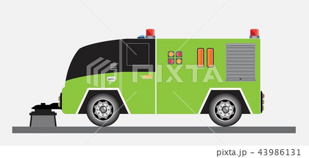 Street Sweeper Truck Vector Street Sweeper Truck Vector 43986131