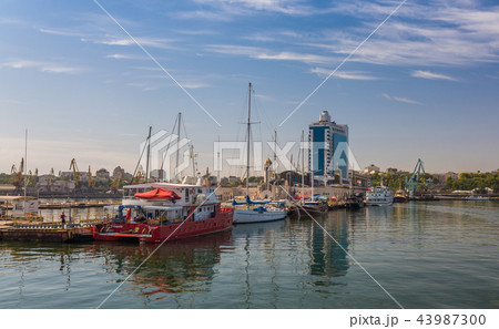 Yacht club in the port of Odessa, Ukraine Yacht club in the port of Odessa, Ukraine 43987300