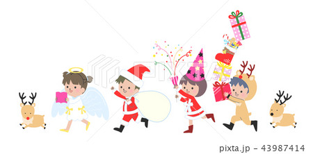 クリスマスのこども 43987414