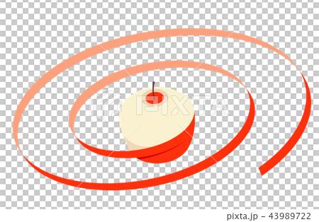 蘋果果皮的例證 43989722
