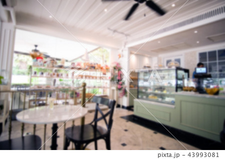 Blur of coffee shop or restaurant 43993081
