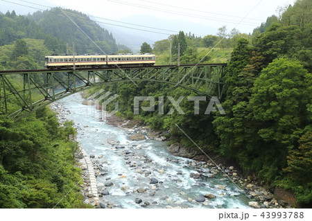 夏の富山地方鉄道立山線 43993788