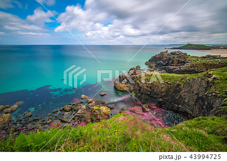 Stunning coastal Cornish landscapeの写真素材 [43994725] - PIXTA