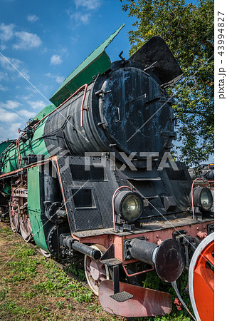 Old disused steam train locomotive 43994827