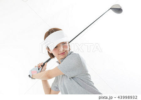 若い女性 ゴルフ 若い女性 ゴルフ 43998932