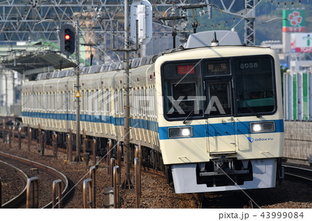小田急8000形通勤型電車10両編成急行新宿行 小田急8000形通勤型電車10両編成急行新宿行 43999084