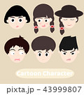 cartoon emotion background 43999807