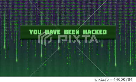 Screen with binary computer code. Code listing 44000784